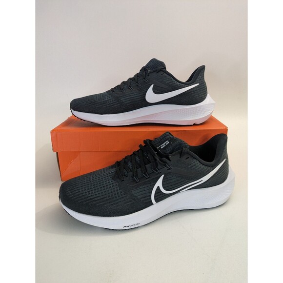 Nike Men\'s Air Zoom Pegasus 39 PRM Running Shoe, Black/Dark Smoke Grey/White, 10 main image 10